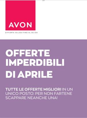 Pagina 1, Catalogo avon Offerte imperdibili di aprile gennaio 2026